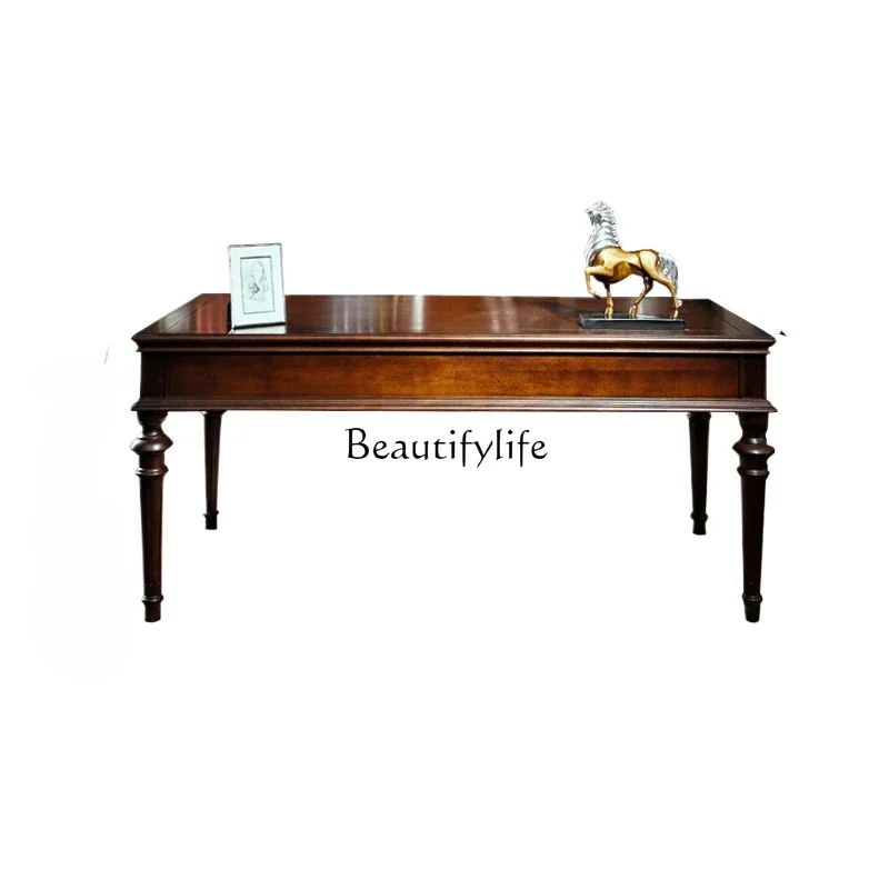 

Z.-*Simple American desk study walnut all solid wood desk