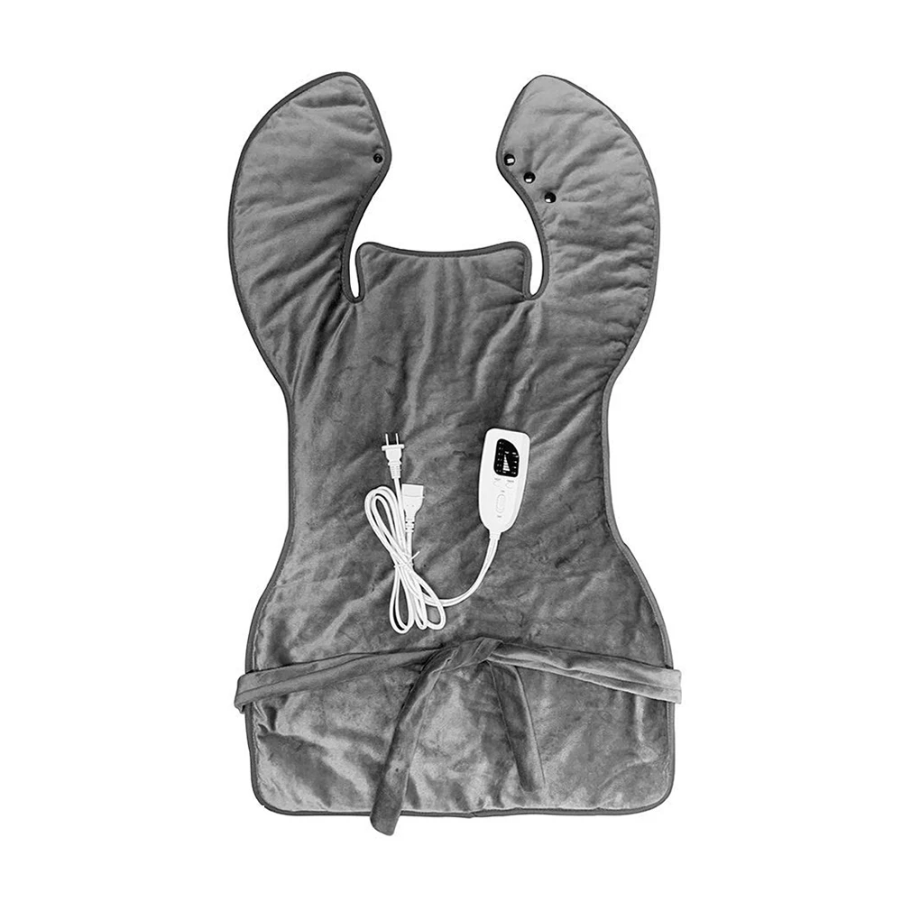 

Electric Warming Heating Massage Shawl Blanket Heated Pad for Neck Back Warmer Heat Wrap Adjustable Temperature EU/US Plug