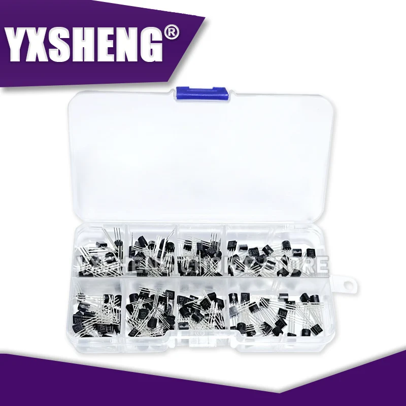8Values TO-92 Transistor KIT MPSA06 MPSA13 MPSA14 MPSA18 MPSA42 MPSA44 MPSA56 MPSA92 Triode MPSA A06 A13 A14 A18 A42 A44 A56 A92