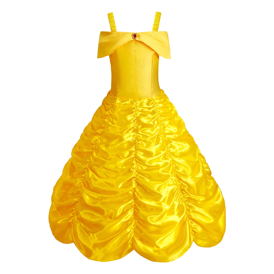 Kinderen Prinses Cosplay Jurken Meisjes Verjaardag Kleding Kinderen Bell Sneeuwwitje Rapunzel Kerst Halloween Party Dress Up