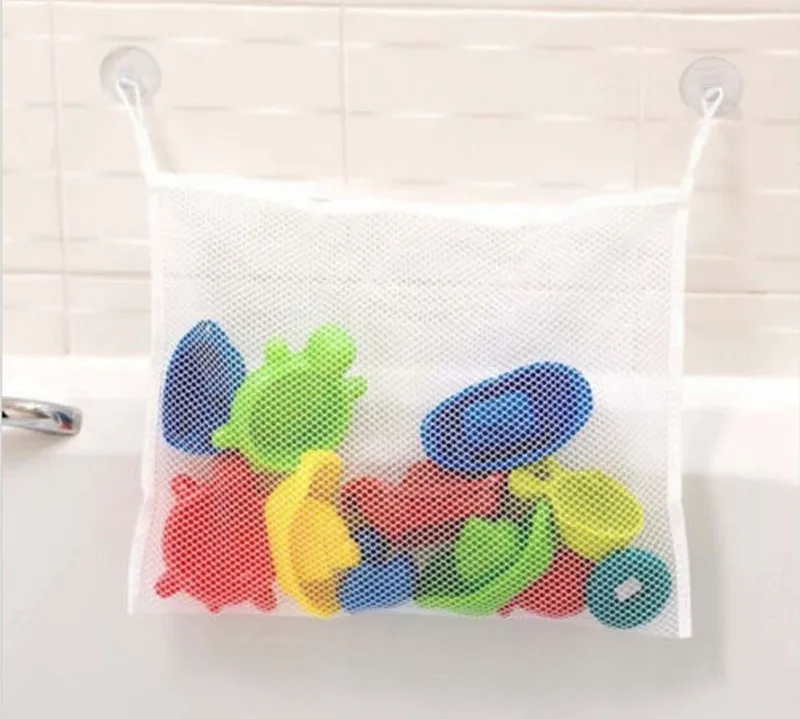 Baby Bathroom Mesh Bag Design For Bath Toys Bag Baby Kids Toy Storage Mesh Toy Bag Net Infant Bathing Hanging Organizer