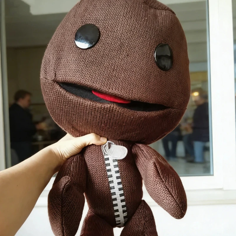 

New In Stock Little Planet Sack Boy Plush Toy Cloth Sack Stuffed Doll Cute Game Character Gift For Fans Kids Surprise Gift