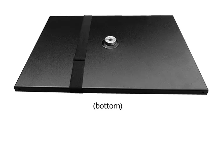 T3-B metal projector tray speaker tray 39x29cm with 1/4 inch screw 3/8 screw DIY accessory parts rectangular plate
