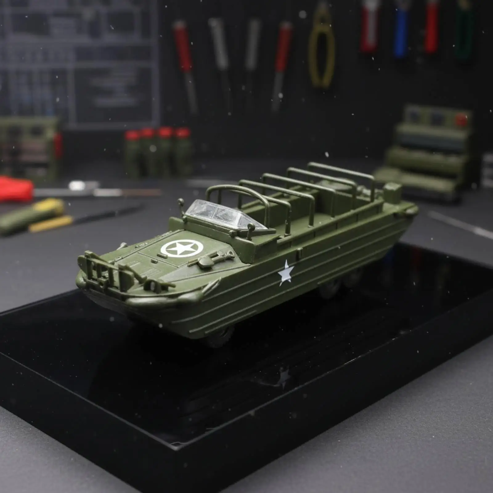 Amphibious Vehicle Puzzle Accurate 1 72 Scale Amphibious Truck Model Kit for Army Equipment Display