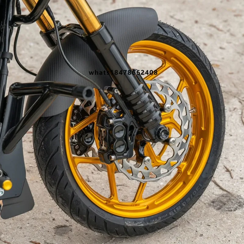 For  09-later Touring Models Accessory New Condition Gold Aluminum Alloy Motorcycle Wheel Hub Front & Rear Rim Compatible