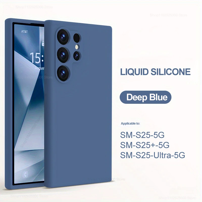 Hülle für Samsung S26 Ultra Flüssigsilikonhülle für Samsung Galaxy S26 S25 S24 Ultra Plus Weiche Schutzhülle für Samsung S23 Ultra Hüllen – Detail 4