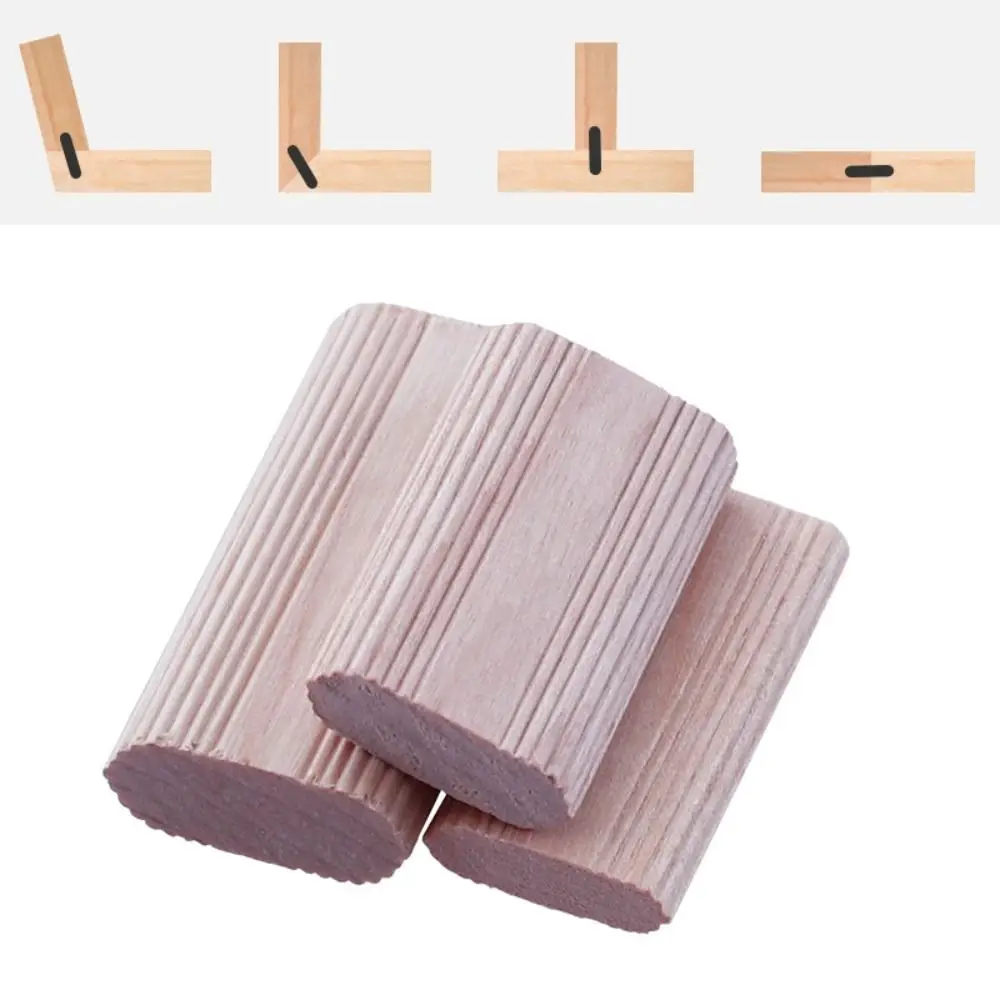 

50/100Pcs Beech Wood Domino Tenons Positioning Tool DIY Furniture Splicing Connectors Joinery Plugs Connect Board
