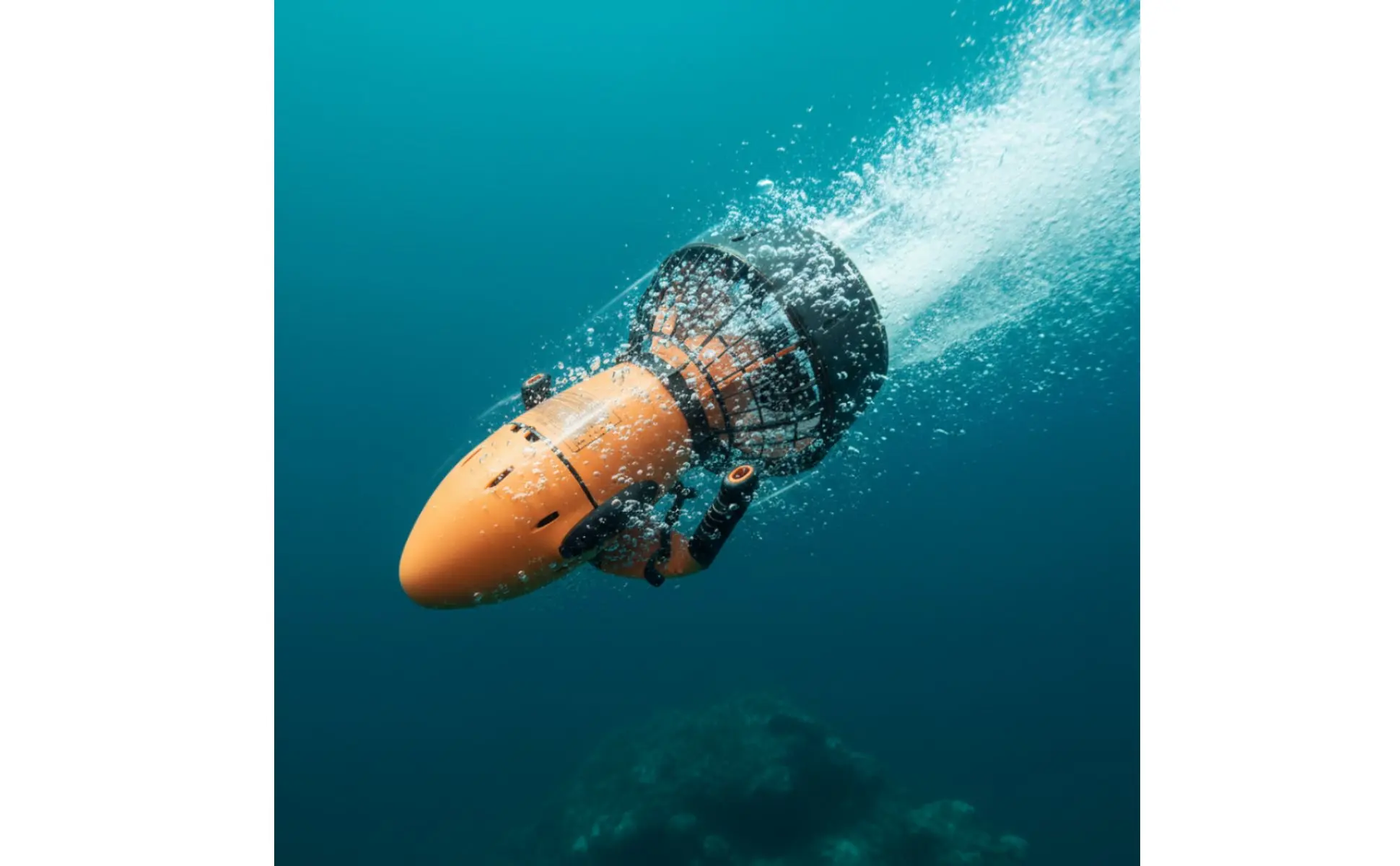Electric Underwater Scooter 450W Engine Diving Scooter Underwater Propulsion Device Rechargeable Battery Aquatic Gear for Divers