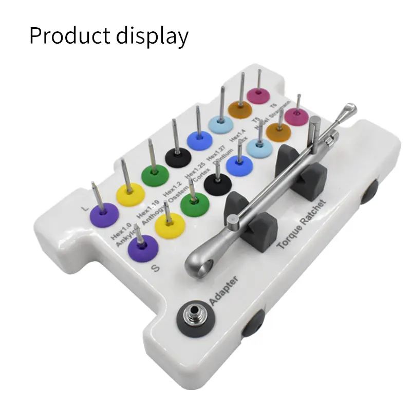 

Dental Implant Screwdriver Universal Restoration Tools Kit Repair Torque Wrench Dental Instrument 16 Pcs ScrewDriver