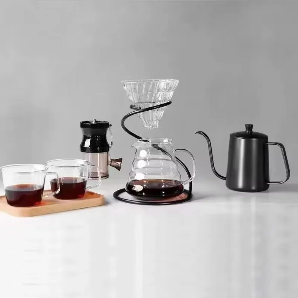 Reusable Pour Over Coffee Rack Stable Bold Drip Coffee Filter Holder Good Load Bearing Stainless Steel Hand-brewed Bracket Bar