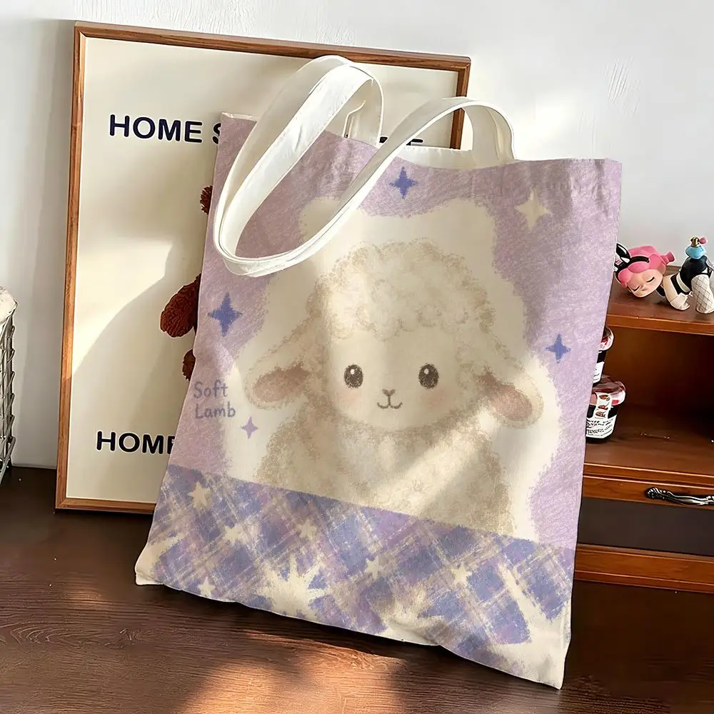 Starry Sky Animal Crayons Storage Bags Canvas bags are suitable for going to class, shopping, gifts, and commuting