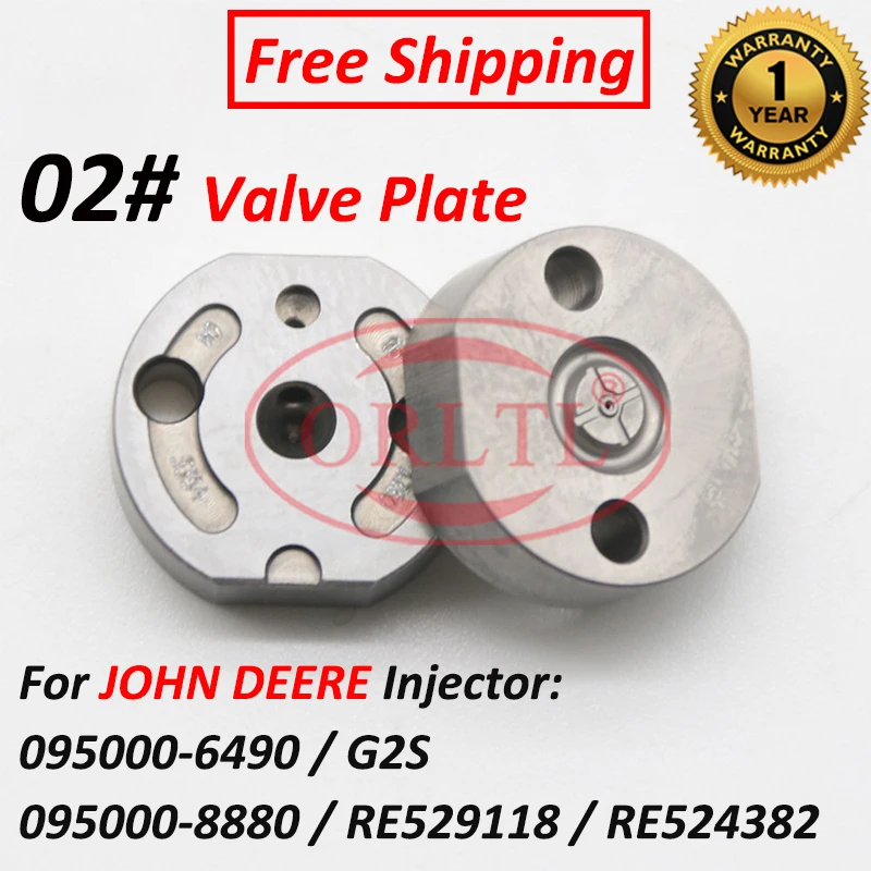 

Valve Plate 02# Control Valve Assy 02# For JOHN DEER G2S Injector 095000-6490 095000-6491 RE529118 RE524382 095000-8880