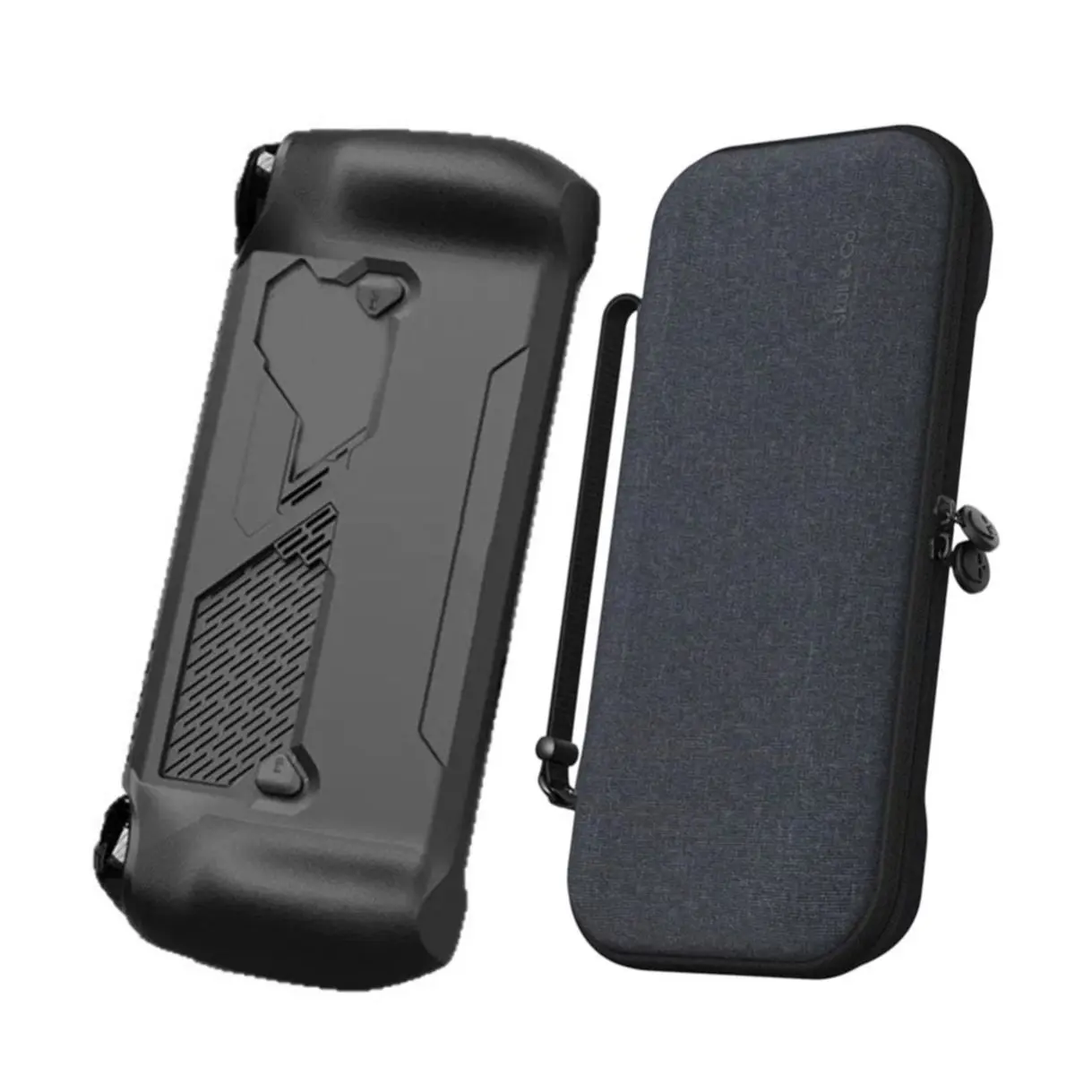 Y1490A*☀▃EVA Storage Bag+Protective Case for Ally X Anti-Fall Soft TPU Protective Case for Ally X Game Console A