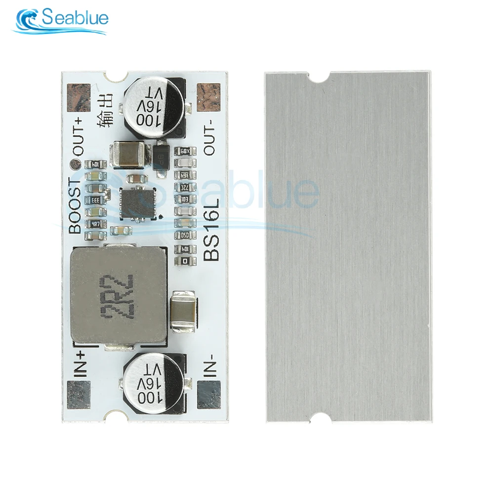 DC-DC دفعة وحدة محول 2.7-15 فولت إلى 5 فولت/9 فولت/12 فولت 12A عالية الكفاءة تصعيد الجهد المنظم مع حماية ماس كهربائى