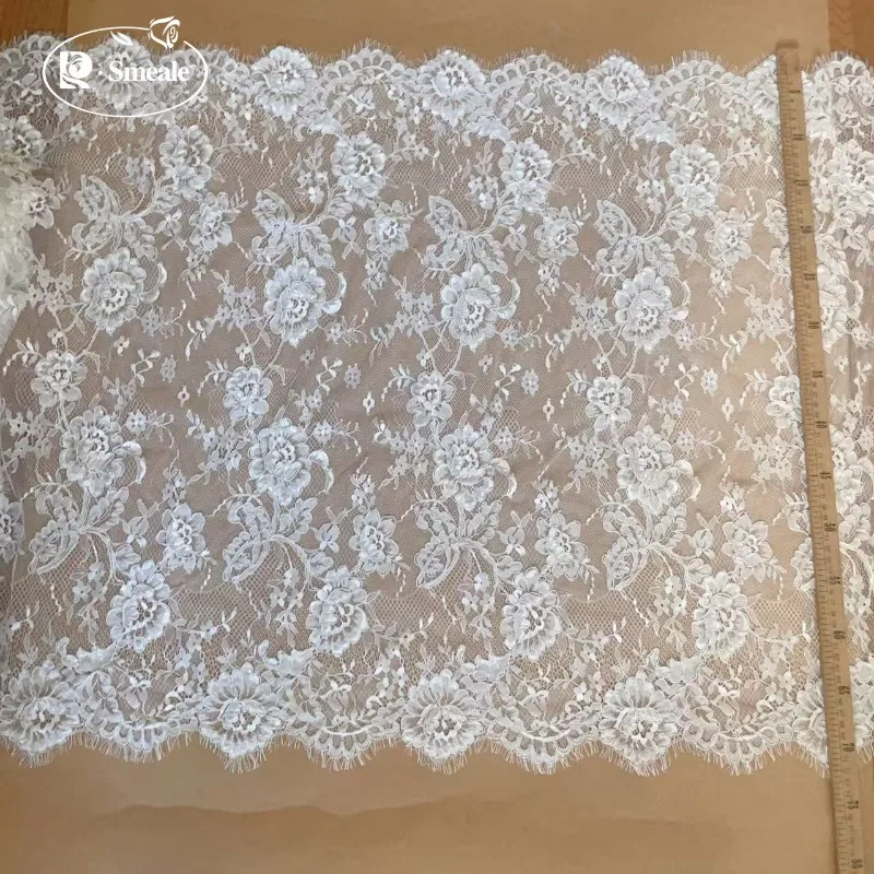 300CMX72CM. Handgeknüpfter Kordel-Hochwertiger Bordüren-Spitzenstoff, DIY-Zubehör für Hochzeitskleider. DIY-Nähzubehör. – Detail 7