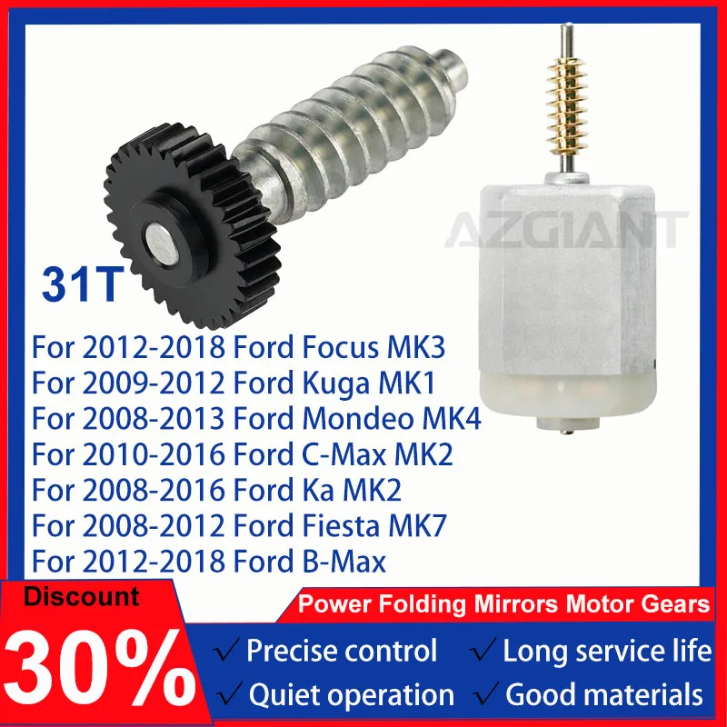 

Car Power Folding Mirrors Motor FC-280SB Gears 31T For Ford Focus MK3 Kuga MK1 Mondeo MK4 C-Max/Ka MK2 Fiesta MK7 B-Max Car part