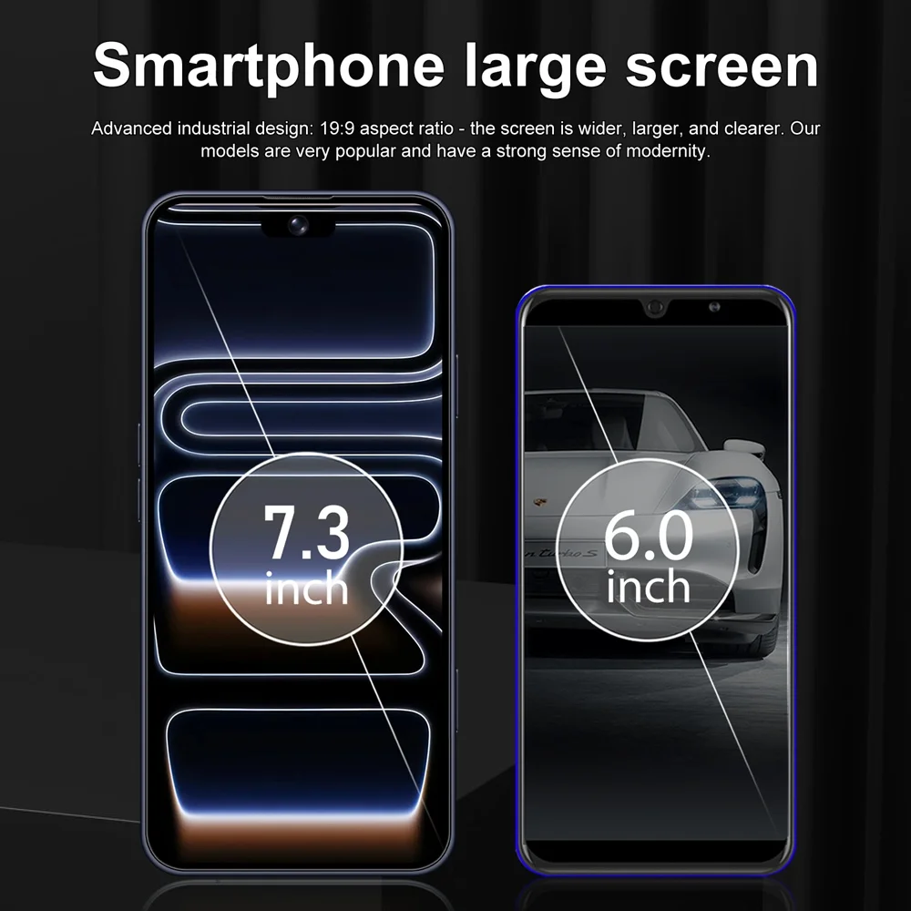 K-Touch Hot Mobile Phones A17 Pro Max Cell Phone Android 5G 7.3HD 22G+2TB Smartphone 16+48MP Dual Sim 7800mAh Unlocked Global Version