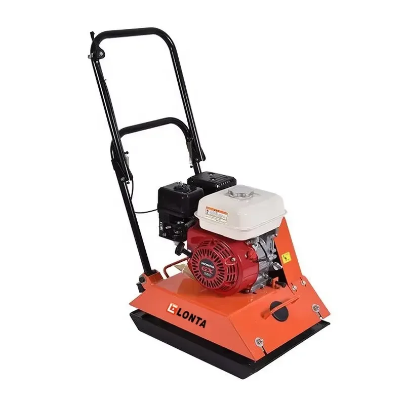 LONTA OEM ODM Vibratory Engine Compactors Plates Reversible Pertol Soil Earth Plate Compactor Factory From C