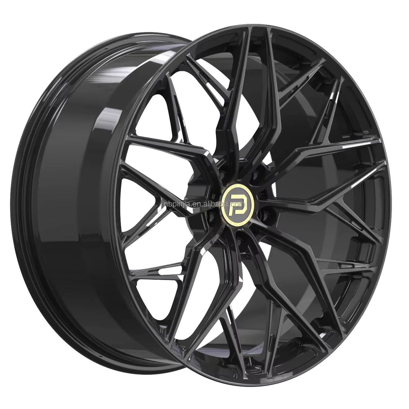 

Forged Alloyglossy Black Rims 18 19 20 21 22 24 26 Inch Wheels Multi Spokes 5x114.3 5x112 5x130 Car Wheels