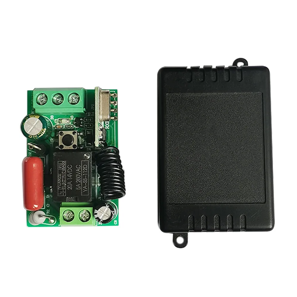 433MHz Wireless RF Remote Control Switch AC 220V 230V 1CH 10A Relay Receiver and Transmitter