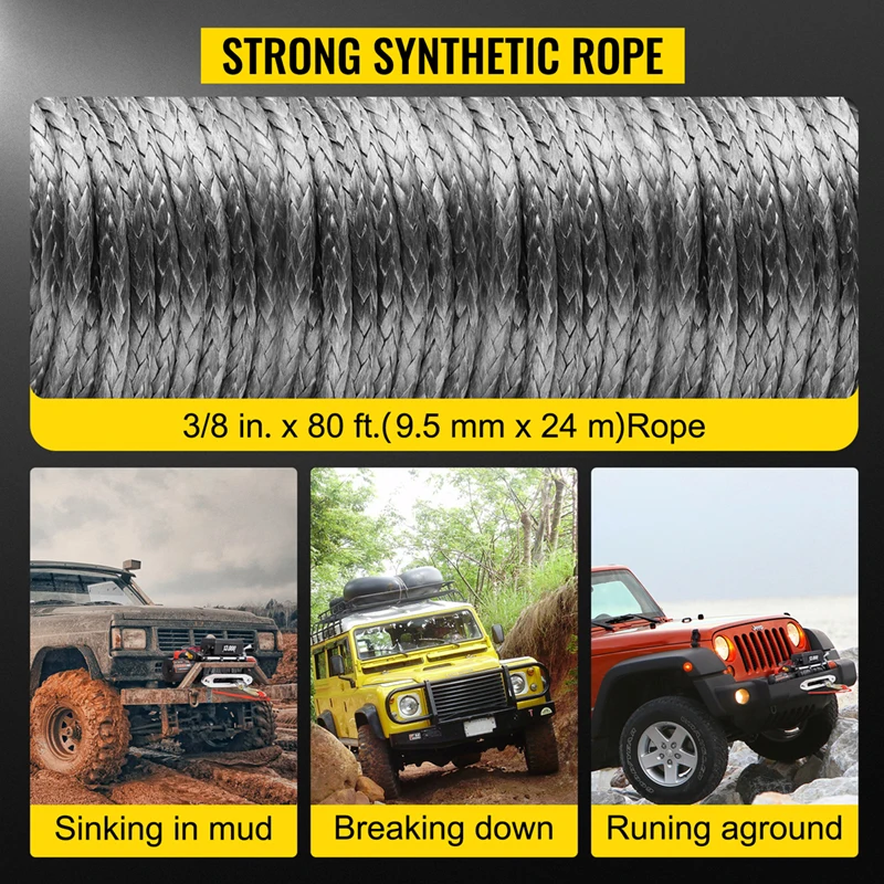 ونش كهربائي للطرق الوعرة 12 فولت/24 فولت 3000 رطل 4500 رطل 6000 رطل 10 محرك منتج جديد 2020 مخصص توفير سلك حبل رافعة كهربائية #3