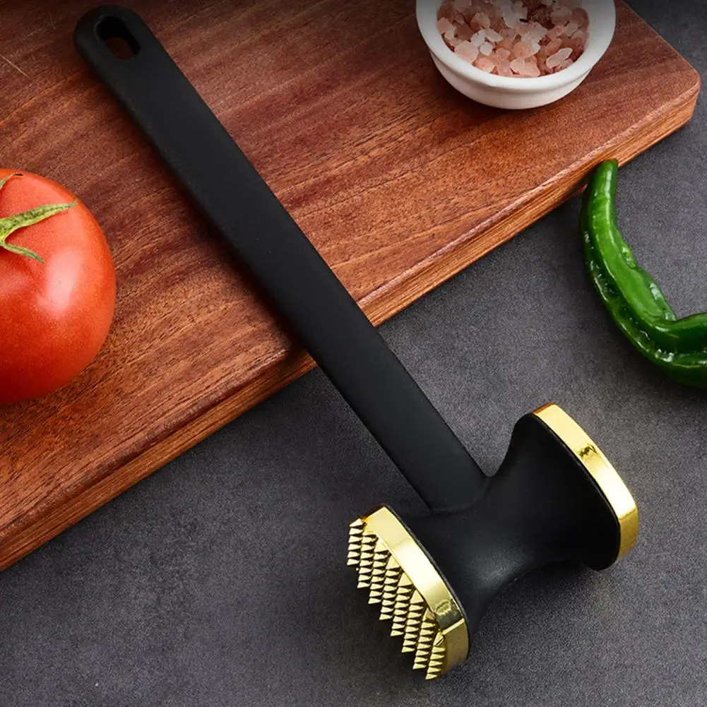 Cut Meat Tissue Stainless Steel Meat Tenderizer Hammer Double-sided Beef Chicken Tenderizing Tool Efficient Kitchen for Steak