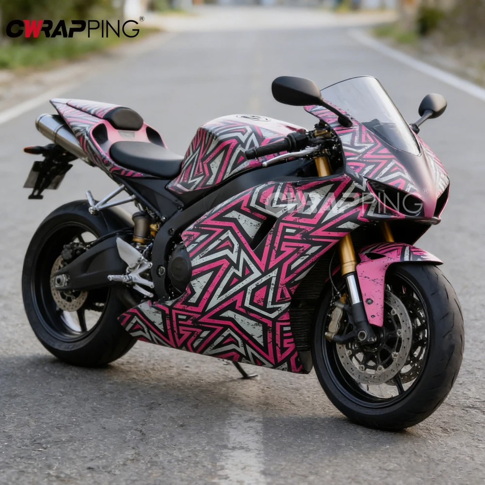 Adesivos de Carro com Liberação de Ar, Impermeáveis, para Capacete de Moto, Anti-riscos, Adesivo de Vinil Autoadesivo para Envelopamento de Carros e M