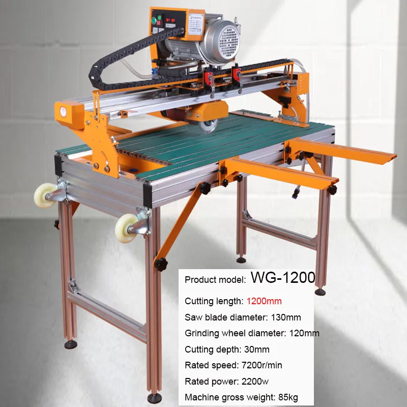 Automatic Multi-functional Ceramic Tile Cutting Machine Desktop Electric Stone Floor Degrees Chamfering Edge Grinding