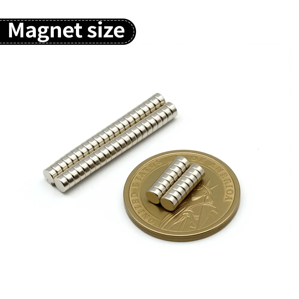 4x2mm Super Strong Neodymium Magnet N35 NdfeB Permanent Magnetic imanes Round Powerful Magnets Refrigerator