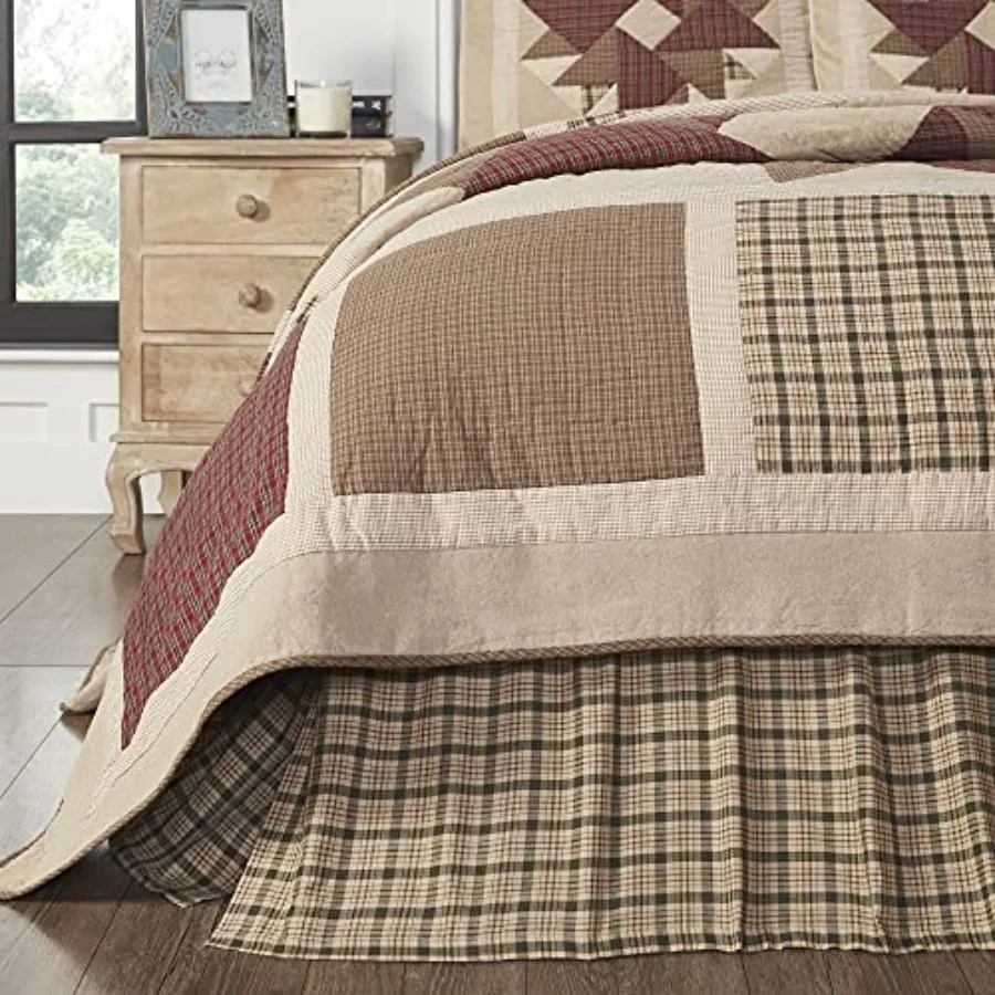 

Cider Mill -Size Bed Skirt n and Charcoal 60x806