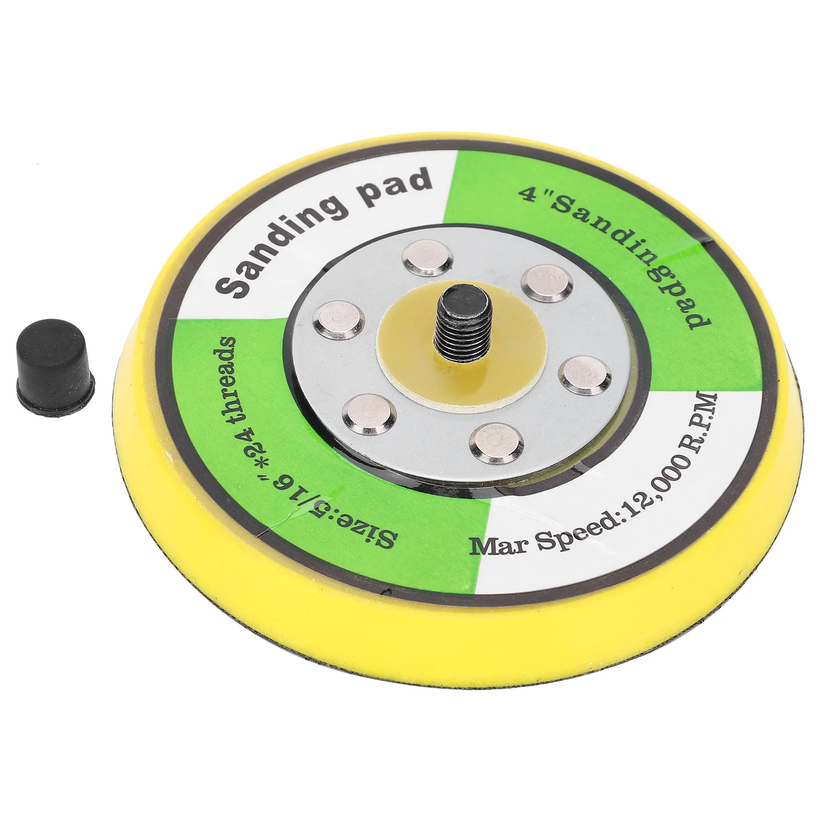 

4-дюймовый круглый держатель шлифовальной машины, полировальная подушечка, цельный формовочный, хорошая скорость удаления, портативный универсальный полировальный шлифовальный станок, основание лотка
