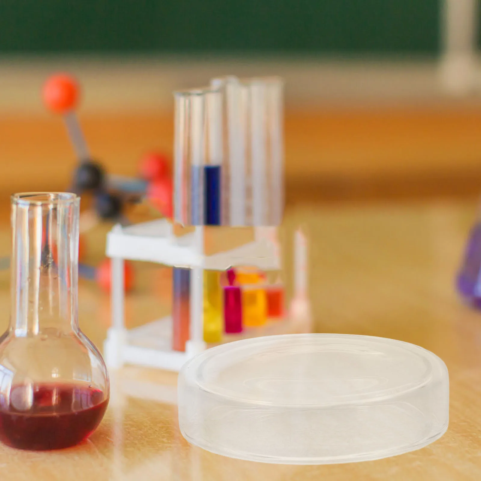 

6Pcs High Borosilicate Glass Petri Dishes Flat Design Easy Culture Plates for Scientific Use Petri Dish