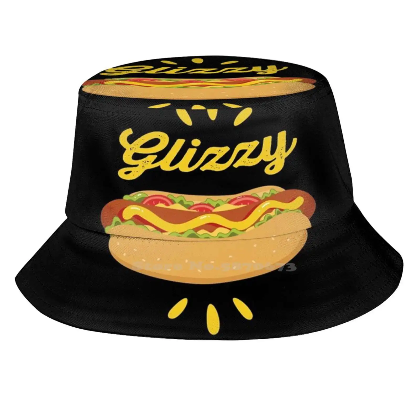 Glizzy Meme Hot Dog Unisex Fisherman Hats Cap Glizzy Meme Shy Gladiator Funny Gobbler Hip Hop Hotdog Rap Love Food 44Th Us