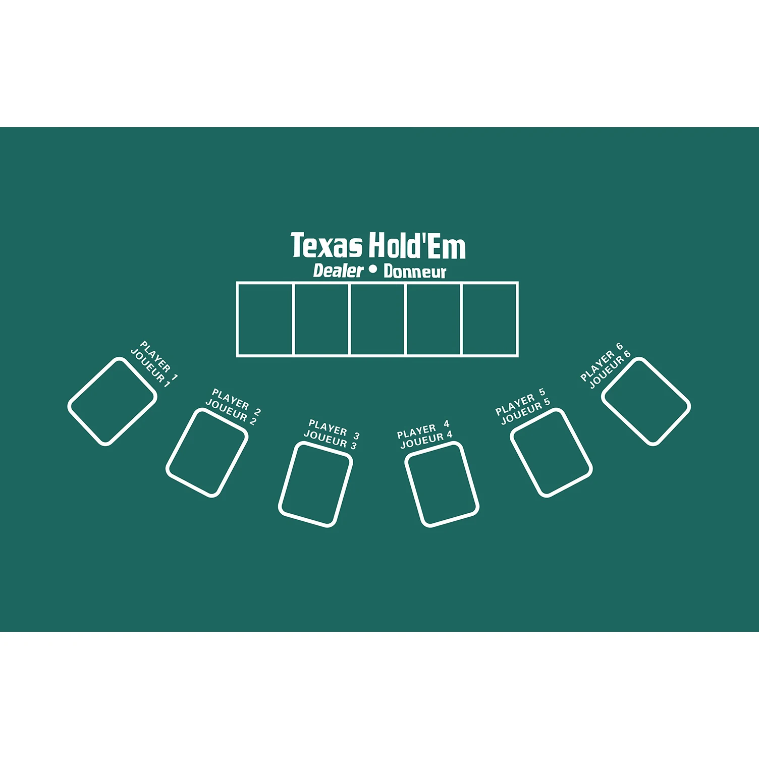 90x60 سنتيمتر كبيرة الحجم على الوجهين تكساس هولدم 'em بوكر الروليت بلاك جاك غير المنسوجة النسيج مفرش المائدة الترفيه اكسسوارات