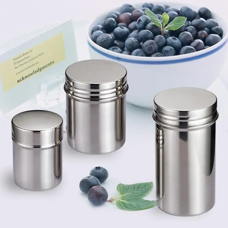 

20Pcs High-quality Storage Bottles & Jars 304 stainless steel sealed cans portable storage tank milk tea cans seasoning jar SN