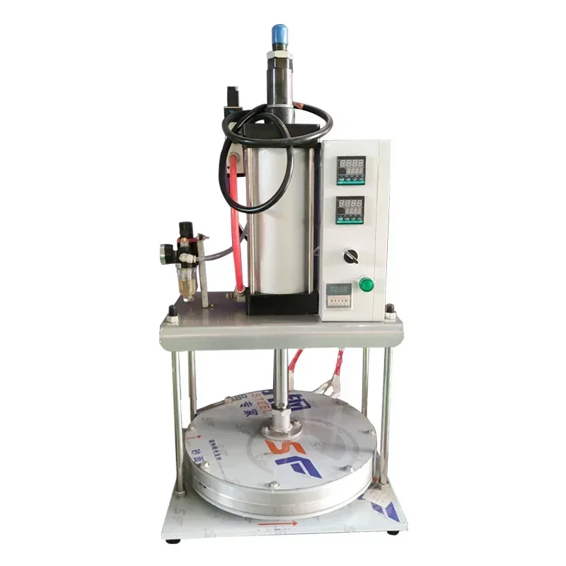 

Pneumatic Pizza Dough Press Tortilla Press Machine Commercial Pizza Pastry Pressing Flour Dough Sheeter Machine