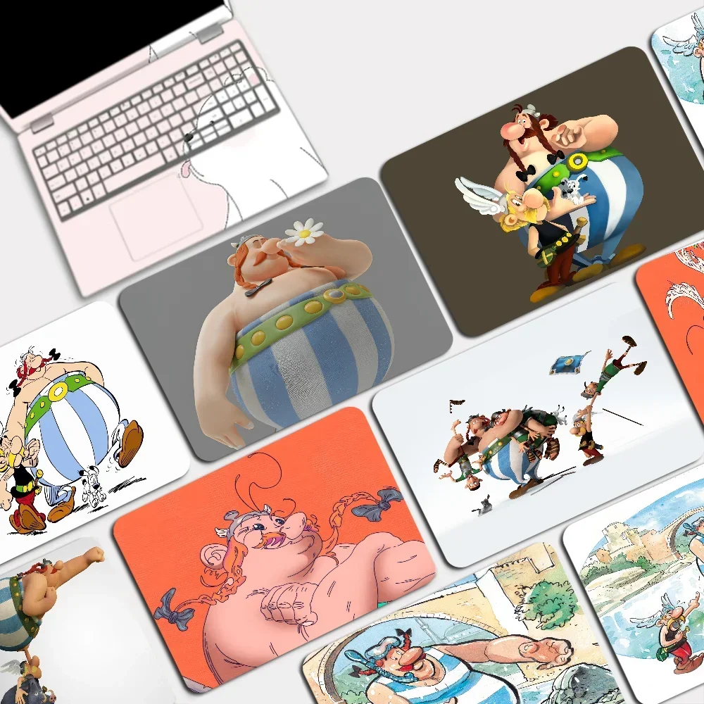 A-Asterix O-Obelix Animation Office Computer Desk Mat Table Keyboard Big Mouse Pad Laptop Cushion Non-slip Padmouse Desk Mats