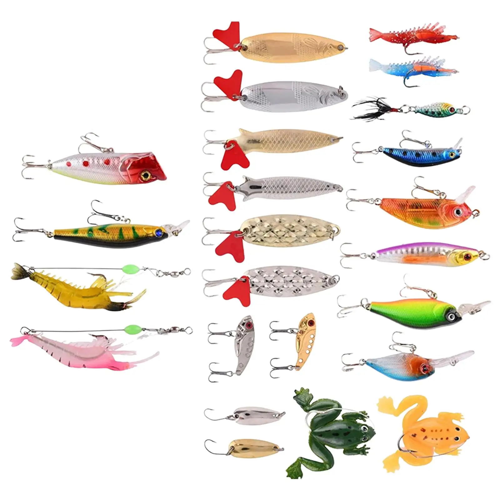 2023 Advent Calendar Fishing Set Xmas Fishing Accessories Tackle 24 Days Fishing Lures Set Men Boys Husband Lovers Father