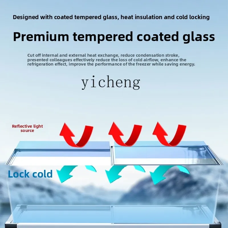 zz Fried Skewers Stall Refrigerated Fresh-Keeping Countertop Freezer Small Display Freezer Commercial Horizontal Freezer