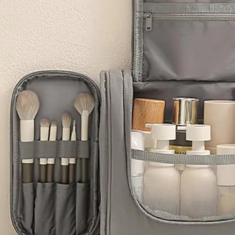 Travel Toiletry Bag with Multi-compartment, Portable Hanging Cosmetic Organizer, Large Capacity for Travel And Business Trips