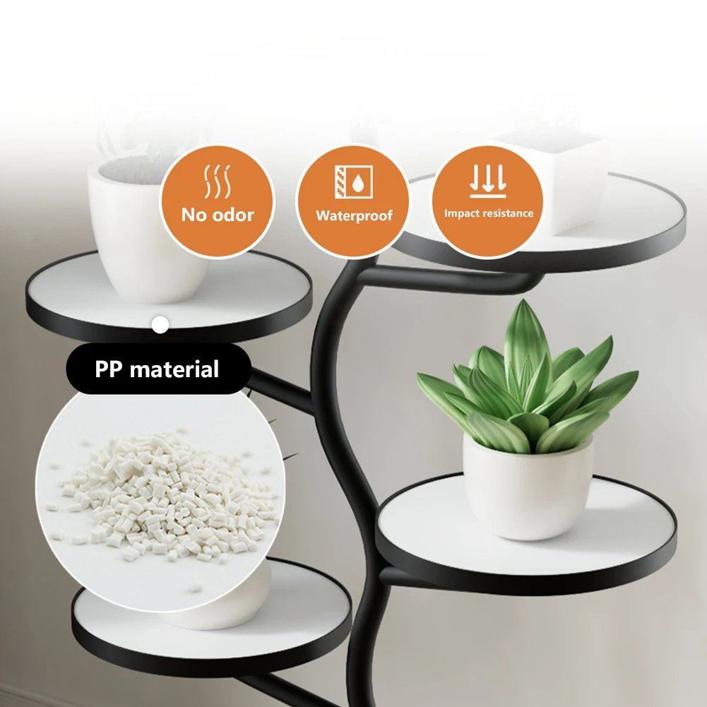 Plant Stand Indoor, 5 Tier Plant Stands For 5 Plants, Corner Plant Stand, Tiered Plant Stands, Interleaved Branch Design