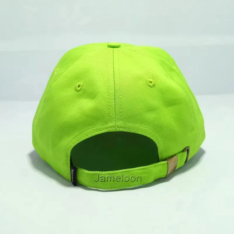 Green Custom Dead Hat Personal Name Number Embroidery Printed Text Adult Kids Adjustable Closure Soft Fabric Baseball Dad Cap