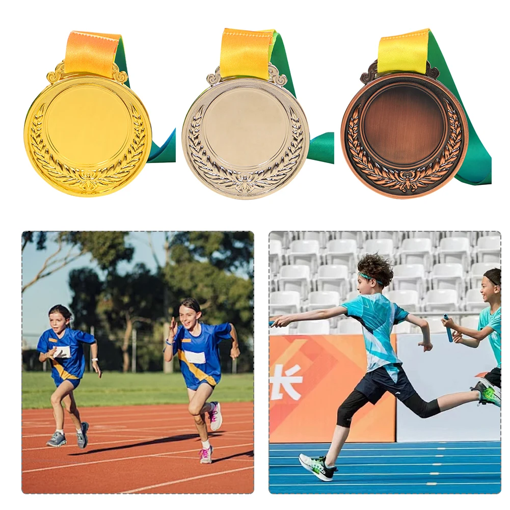 

5,2 см золотой/серебристый/бронзовый набор медалей, спортивные награды с лентой на шею, награды для соревнований, гоночная награда для карнавальной вечеринки