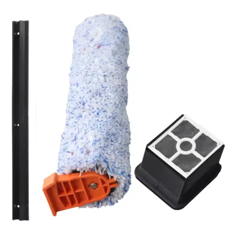B51C استبدال تصفية ممسحة القماش المطاط مكشطة عدة ل ILIFE W90 قطع غيار المكنسة الكهربائية اللاسلكية اللاسلكية
