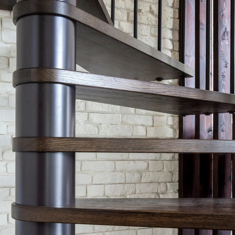 مخصص. تصميم الدرج الحديد الزهر تستخدم داخلي المنزل الدرج درابزين الدرج عدة مع المغزل #2