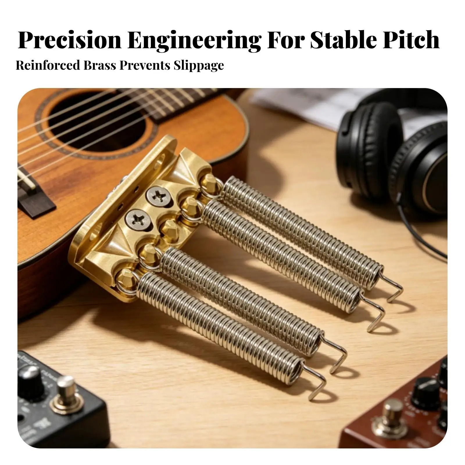 Stable Tuning Tone Claw System for Electric Guitar Tremolo Bridge Brass Locking Hardware Kit