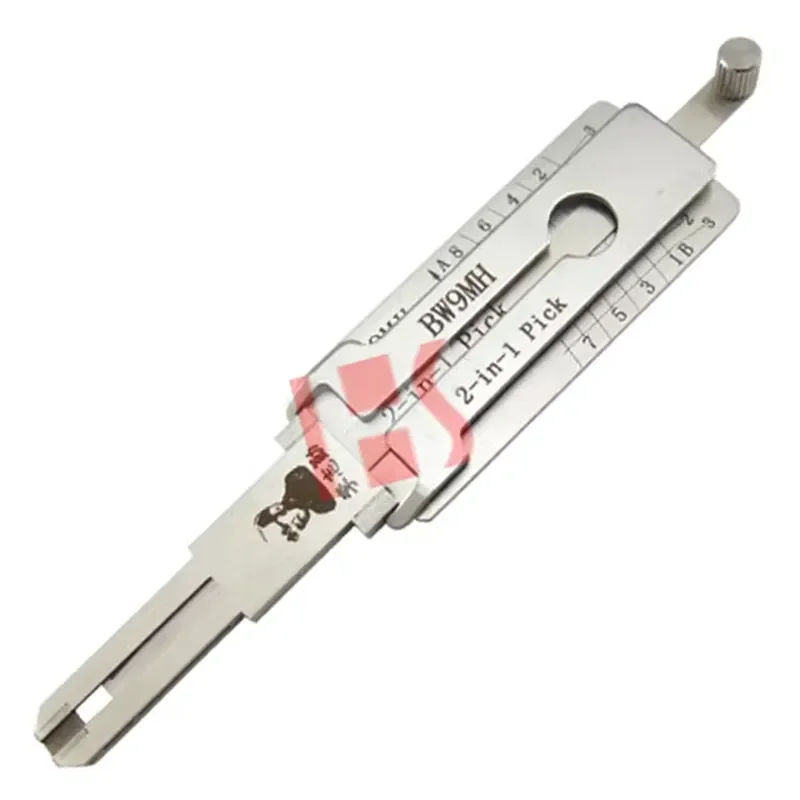 Lishi BW9MH Lockpick Decoder Key Reader for Motorcycle Lock Opening Essential Locksmith Supplies