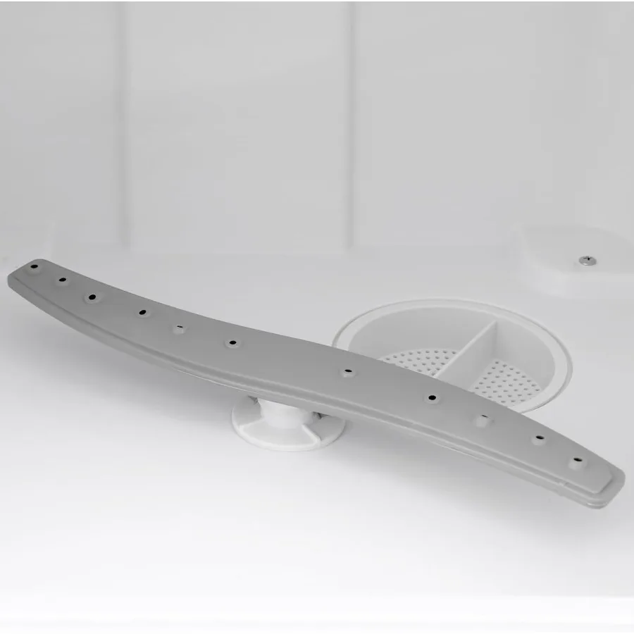 Portable Countertop Dishwasher with 1.5-meter Inlet/Outlet Hoses 4 Wash Programs 360 All-Round Washing Mini Compact Design for