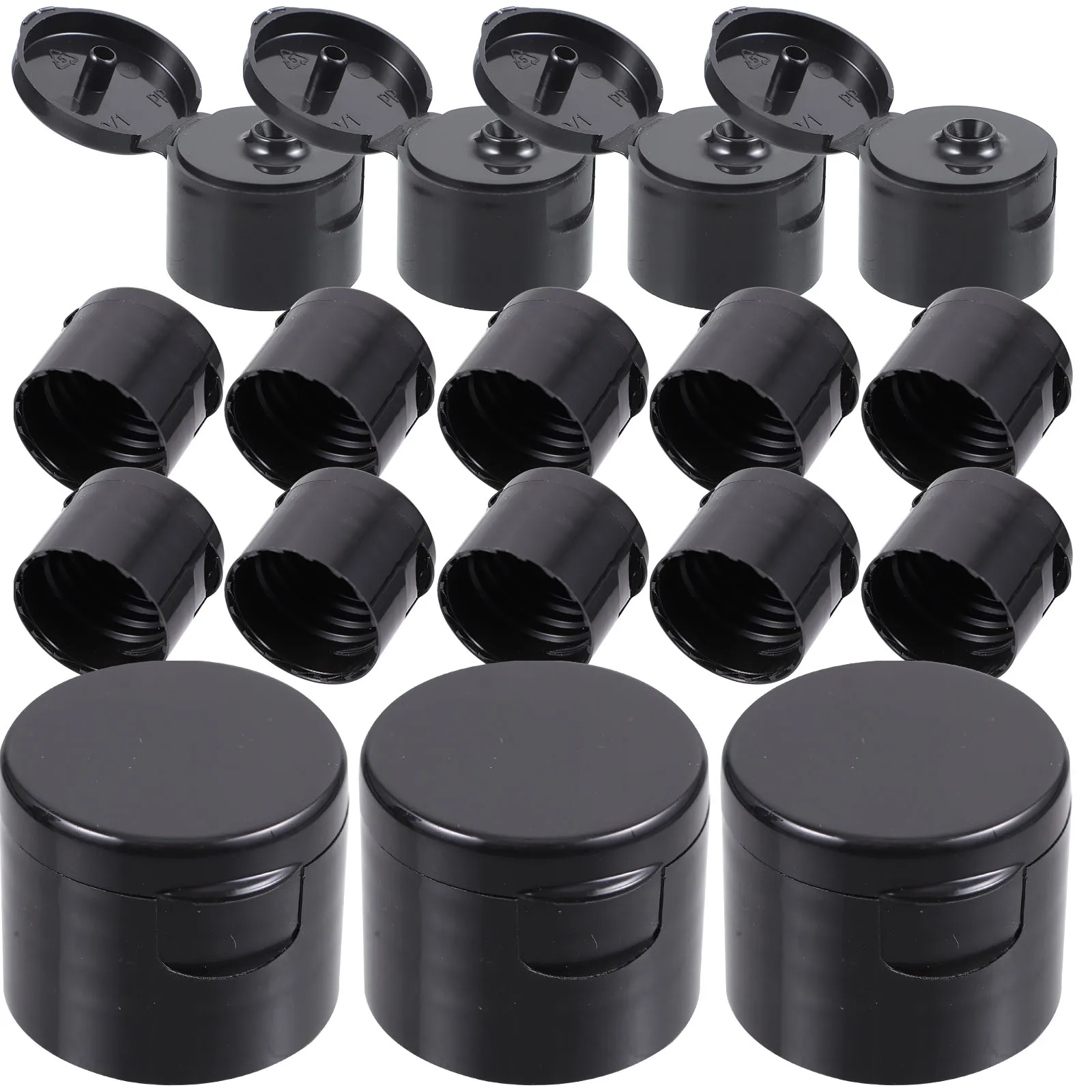 

50 Pcs Drinking Water Bottle Caps Sports Pull Cover Mineral Replacement for Plastic Bottles
