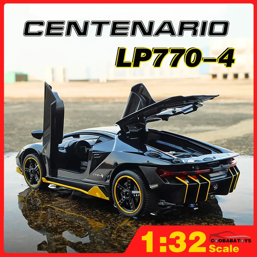 

Scale 1/32 Supercar Lp770-4 Metal Diecast Alloy Toys Cars Models Trucks For Boys Children Kids Vehicles Hobby & Collection